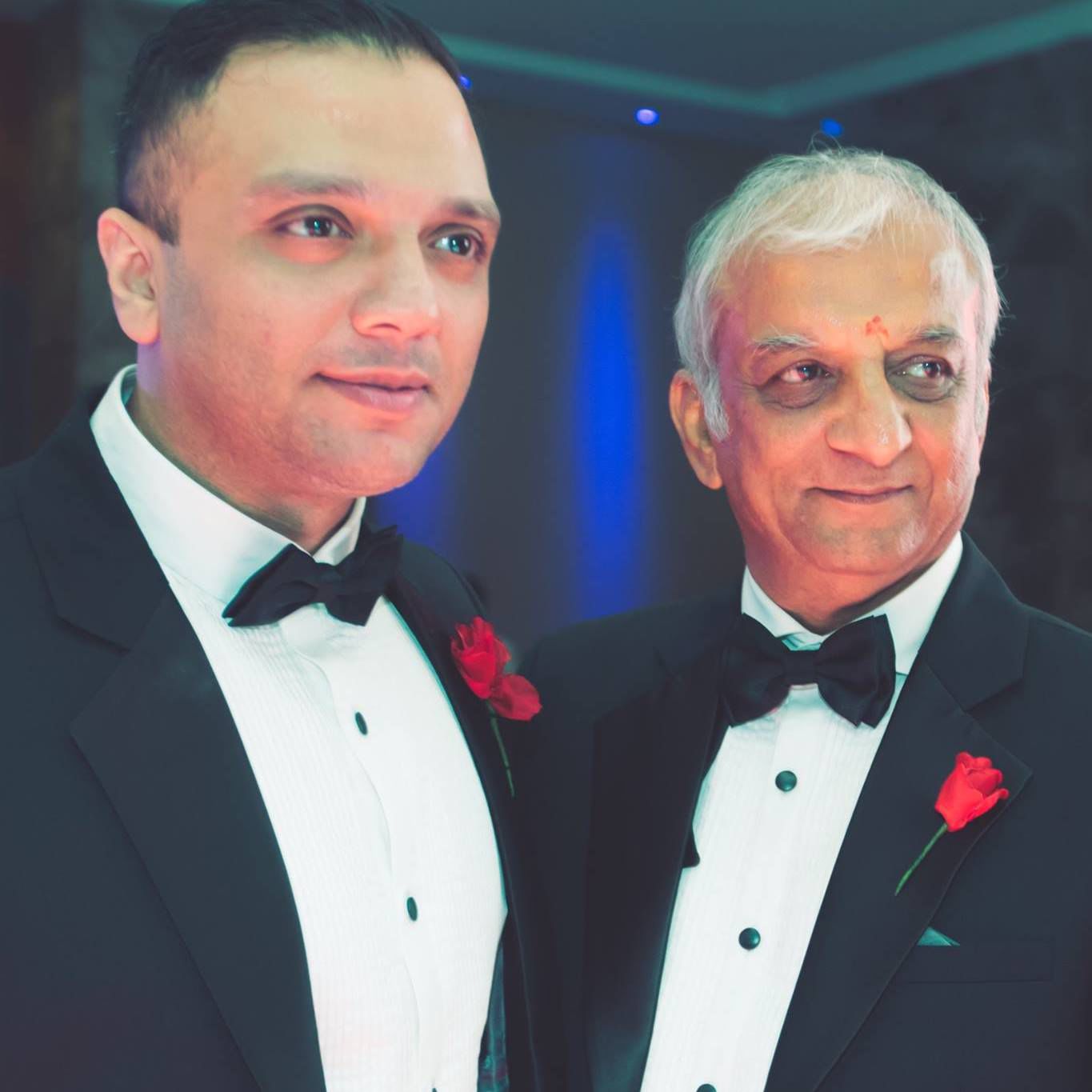 Nishantt J Joshi with his father